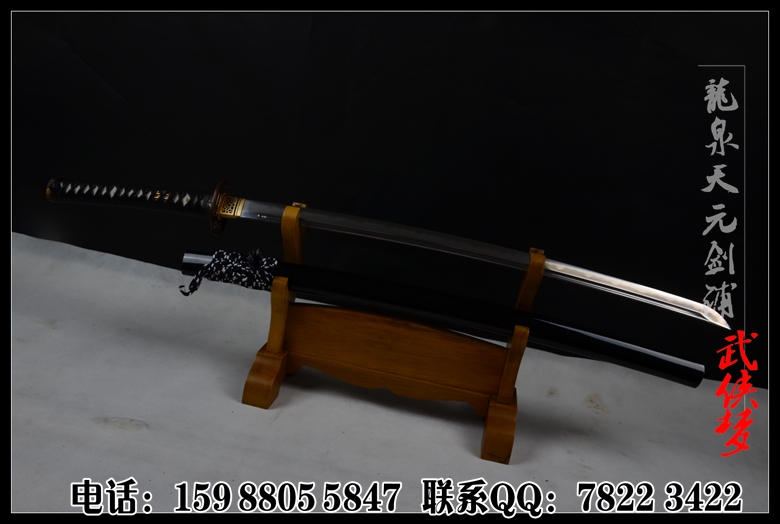 【日本刀】日本刀图片,唐龙泉武士刀,烧刃日本刀