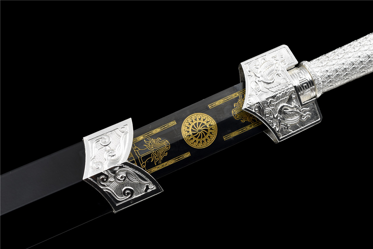 金属鞘四兽银装神符汉剑|汉剑|碳钢|金属鞘金属柄,汉剑,中国宝剑,龙泉剑,汉剑图片