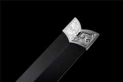 金属鞘四兽银装神符汉剑|汉剑|碳钢|金属鞘金属柄 未开刃